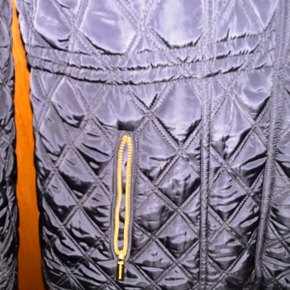 Michael Kors Lightweight Jacket / Navy w/Gold-Toned / Size: L - Picture 3 of 13
